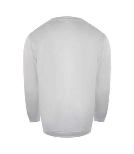 Mens Heart Logo Sweatshirt White Love Moschino