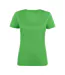Womens/ladies Run T-shirt Lime Printer RED-2
