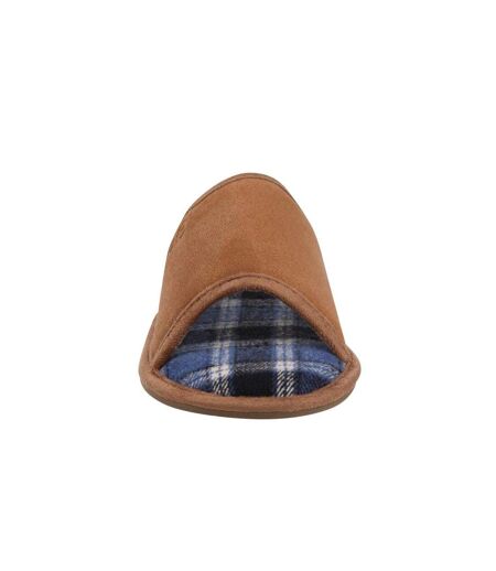 Chaussons Motif/style Motif Écossais Radcliff Homme Marron Clair Lee