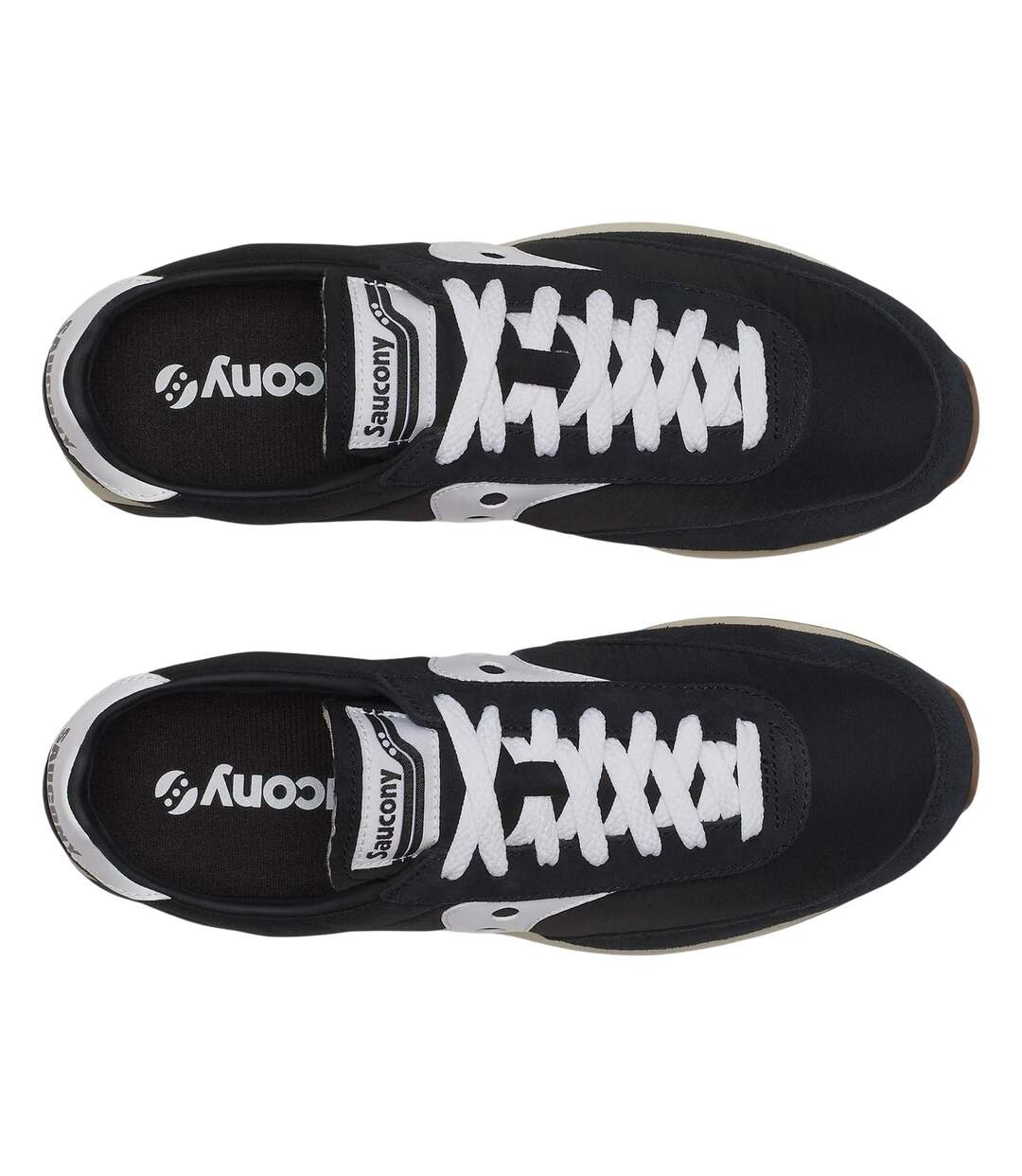 Mens 80 Suede Trainers Black Saucony-4