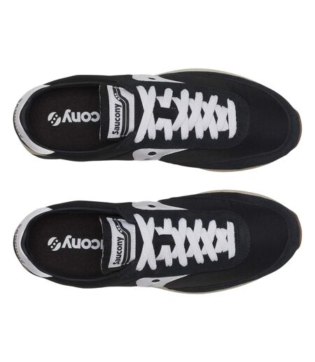 Mens 80 Suede Trainers Black Saucony