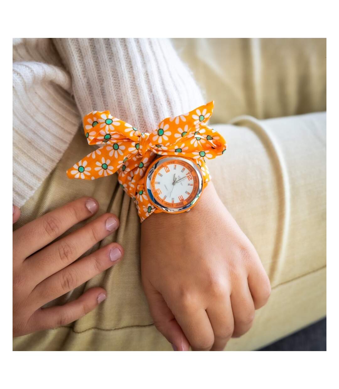 Magnifique Montre Femme Foulard CHTIME