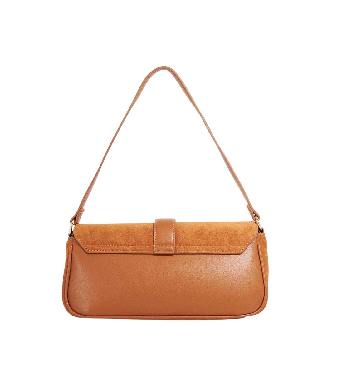 Delsees Suede Shoulder Bag One Size Tan Dune London-2