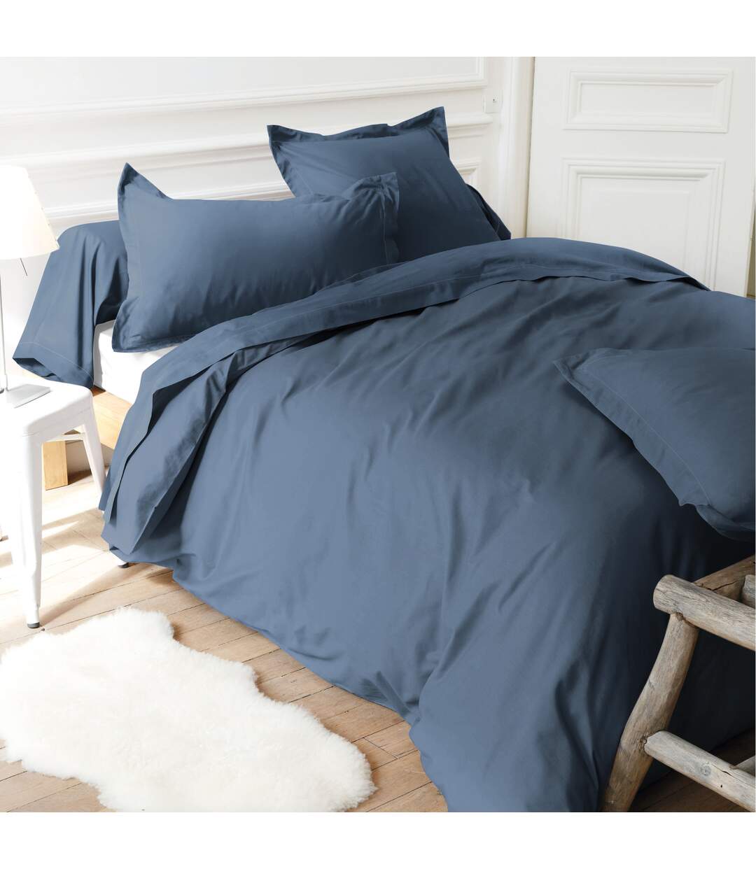 Drap housse uni coton ALTO Bonnet de 40 cm-2