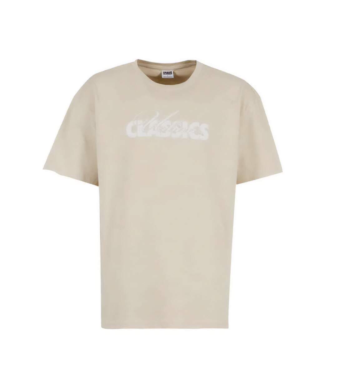 T-shirt Motif/style Logo Cursif Homme Sable Urban Classics-1
