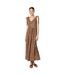 Robe mi-longue femme marron Dorothy Perkins