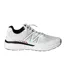 Mens Logo Microfibre Trainers White Black Mascot-1