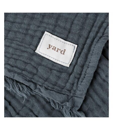 Lark muslin crinkled throw dusk Yard