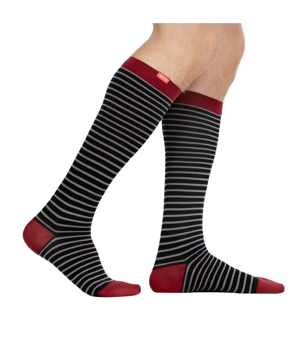 VIM&VIGR - Chaussettes Contention Femme Homme | Nylon 30-40 mmhg Bas Compression-2