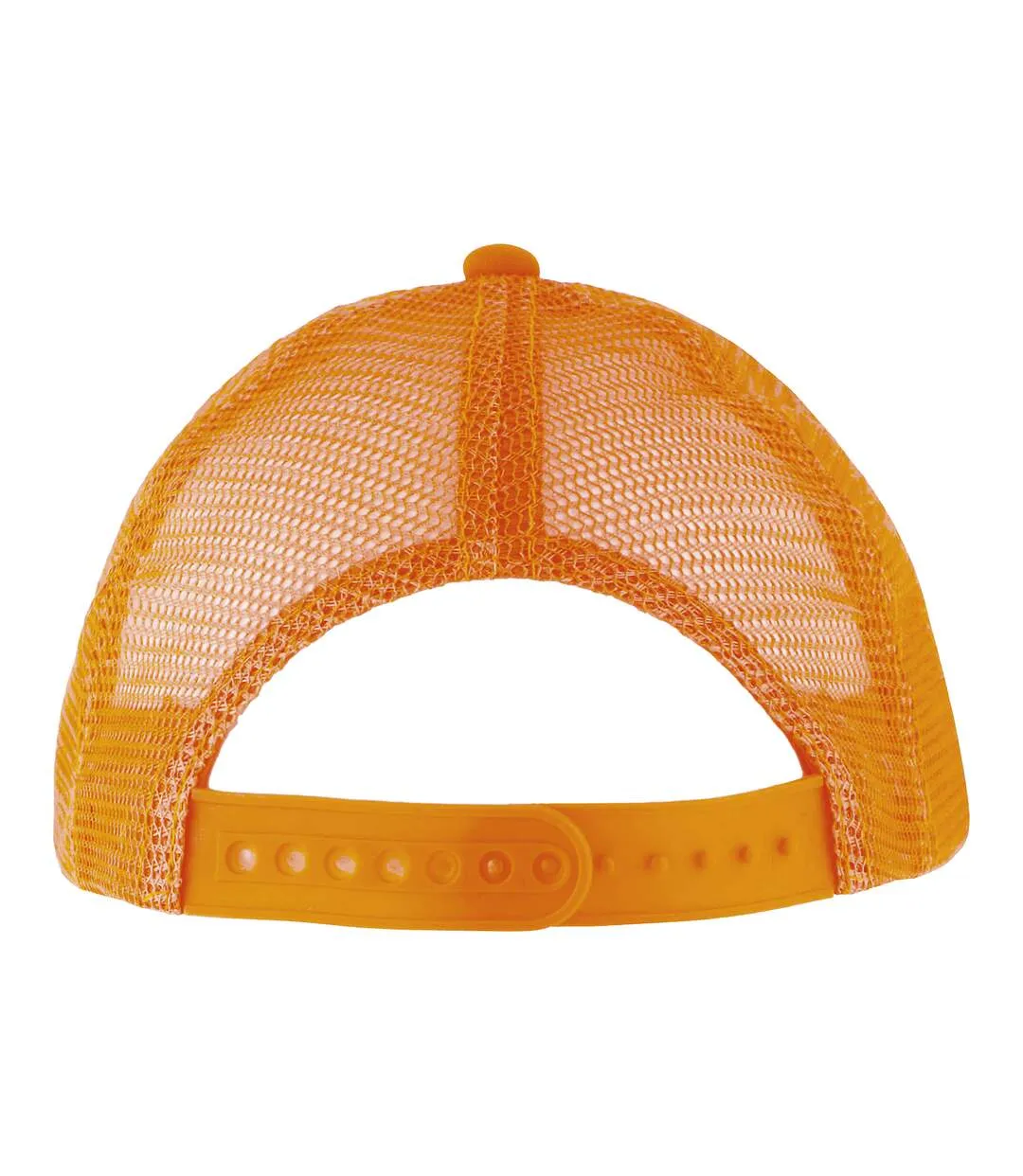 Casquette de baseball bubble enfant blanc / orange néon SOLS-2