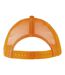 Casquette de baseball bubble enfant blanc / orange néon SOLS-2