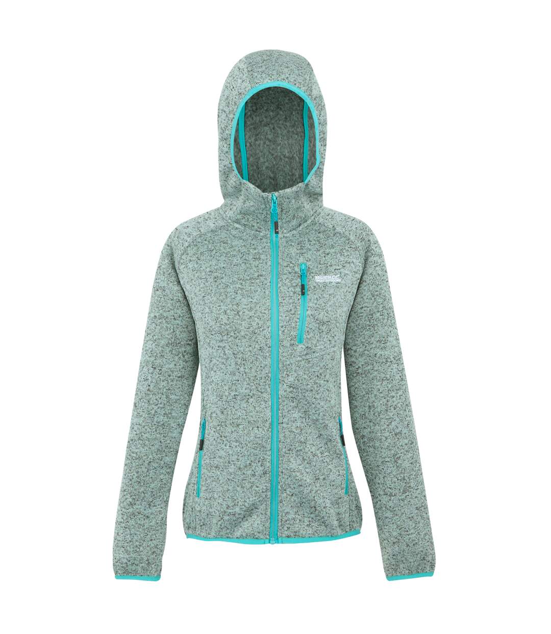 Veste À Capuche Newhill Femme Bleu Clair Pastel Turquoise Vif Regatta-2