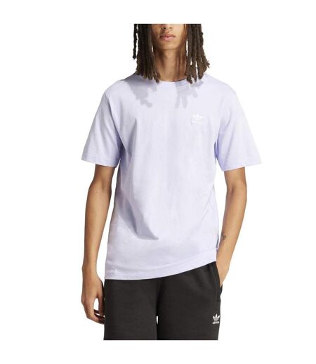 T-shirt Motif/style Logo Essentials Homme Rose Violet Adidas
