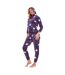 Ensemble De Pyjama Long Motif/style Étoile Femme Gris Blanc Rouge Keanu-4