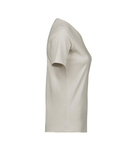 T-shirt À Manches Courtes 100% Coton Femme Ciment Tee Jays
