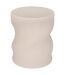 Table à café torsadée ronde SADDLE - Beige-1