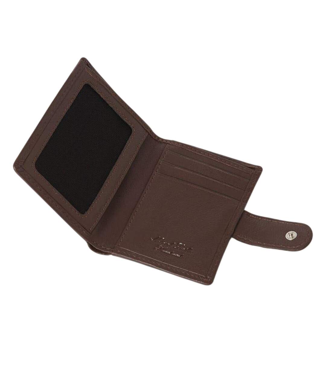 Wesley Leather Card Holder One Size Chocolate Brown Osprey-3