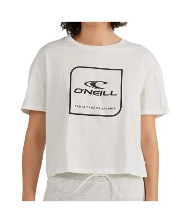 T-shirt Blanc/Noir Femme O'Neill Cube
