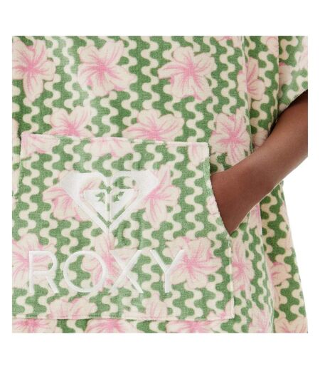Poncho de surf vert femme roxy stay magical - taille unique