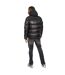 Mens Quilted Polyester Puffer Jacket Black Kings Will Dream-3