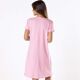 Maxi t-shirt rose-3