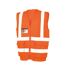 SAFE-GUARD by Result Unisex Adult Security Vest (Fluorescent Orange)