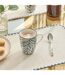Lot de 6 Mugs en Porcelaine Umami Feuille 31cl Bleu-3