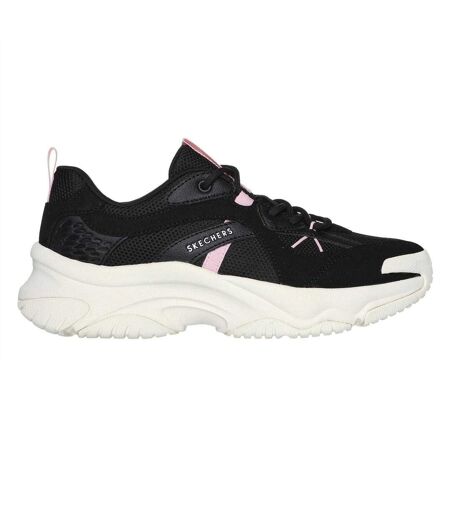 Baskets Femme Noir Rose Skechers