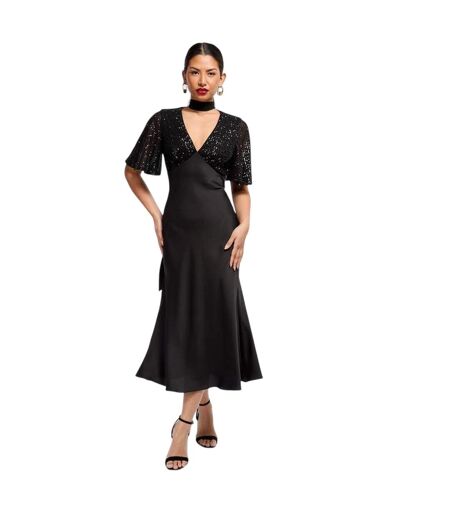 Robe Longue Femme Noir Little Mistress