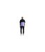 Mens Colour Block Half Zip Top Moonlight Navy Lyle & Scott-1