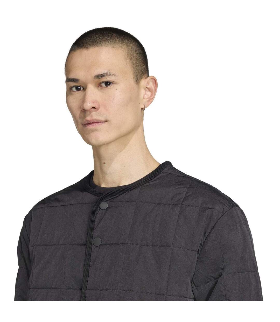Doudoune Matelassée Homme Noir Adidas-4