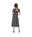 Robe mi-longue femme noir Dorothy Perkins