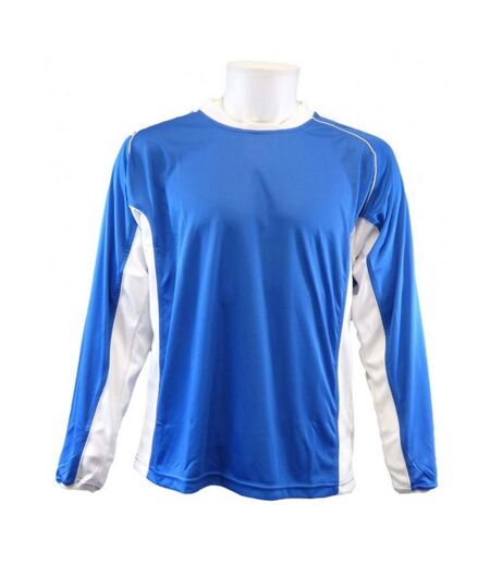 Maillot de foot london adulte bleu roi / blanc Carta Sport