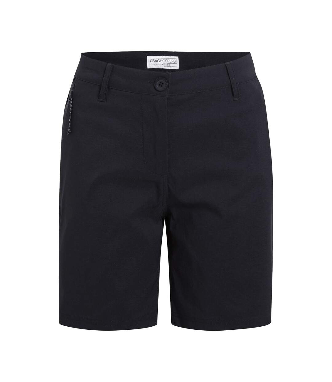 Womens/ladies Kiwi Pro Iii Casual Shorts Black Craghoppers-1