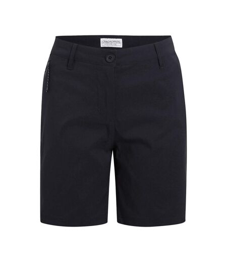 Womens/ladies Kiwi Pro Iii Casual Shorts Black Craghoppers