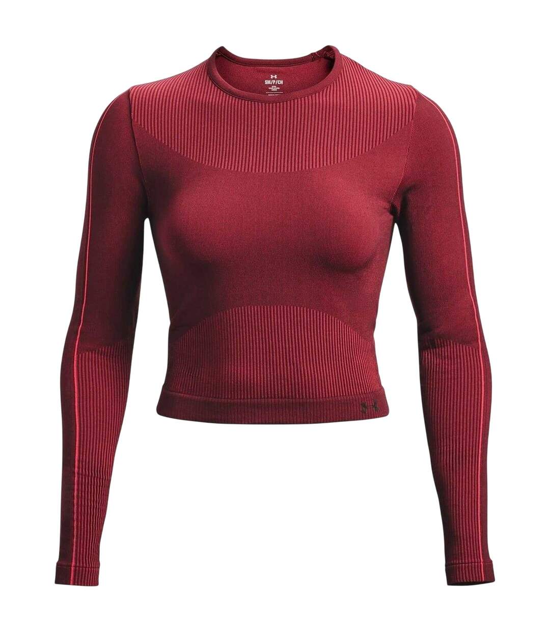 Haut Manches Longues Femme Rouge Under Armour-2