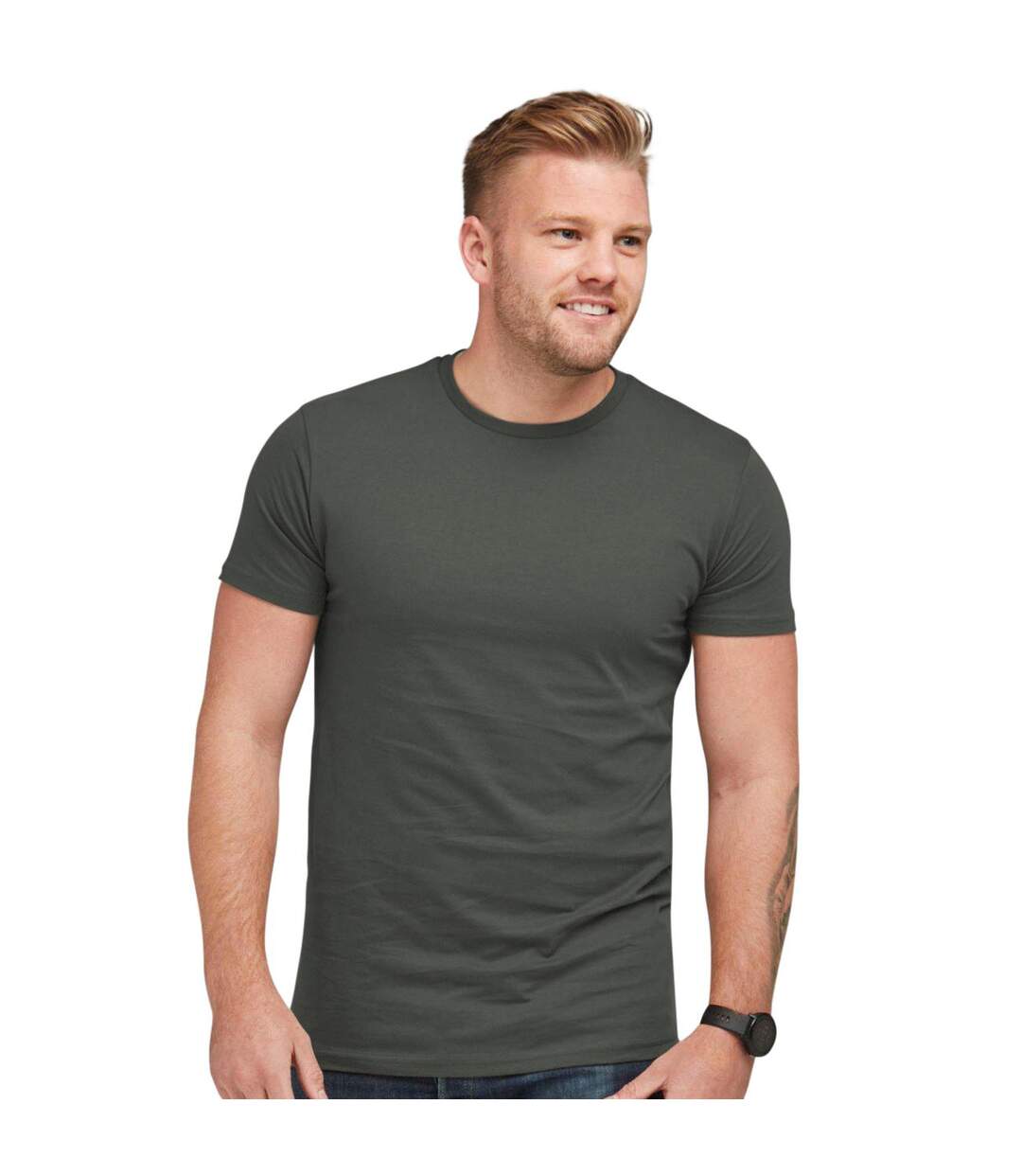 T-shirt Homme Gris Foncé SG-1