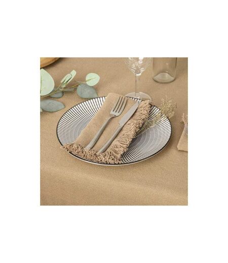 Lot de 2 Serviettes de Table Maha 40cm Beige