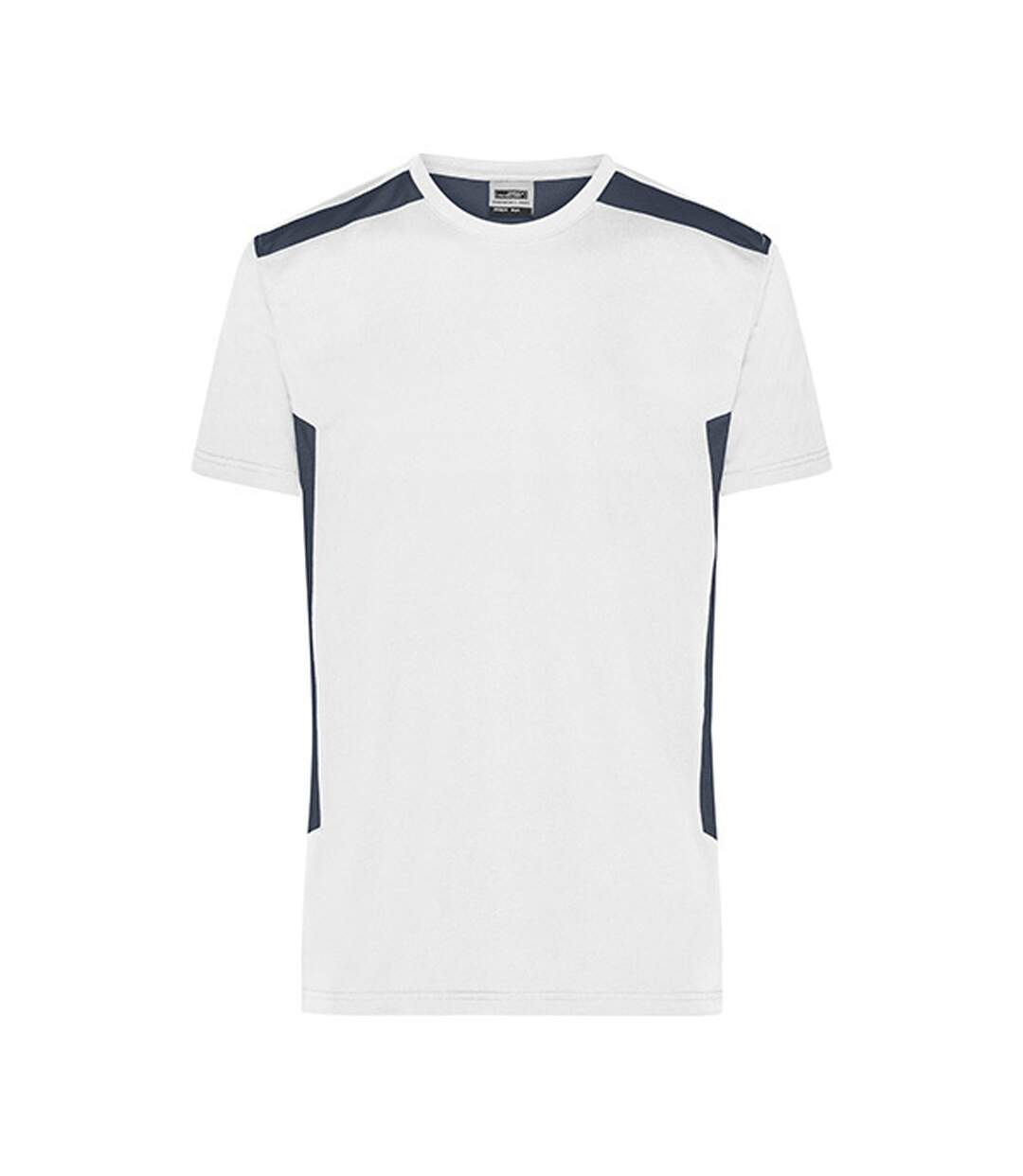 T-shirt Workwear Strong Homme Blanc Carbone James And Nicholson-1