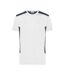 T-shirt Workwear Strong Homme Blanc Carbone James And Nicholson-1