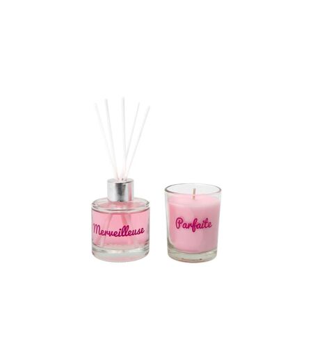 Coffret Senteur Parfumée Paillette 18cm Framboise & Fruits Rouges