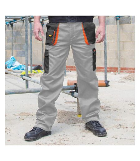 Unisex Work-guard Lite Workwear Trousers Breathable And Windproof Grey Black Orange Result