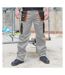 Unisex Work-guard Lite Workwear Trousers Breathable And Windproof Grey Black Orange Result-1
