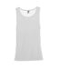 SOLS Unisex Jamaica Sleeveless Tank / Vest Top (White)