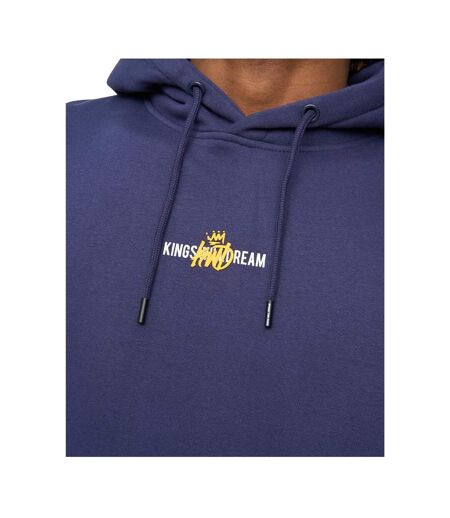 Sweat À Capuche Built Homme Bleu Marine Kings Will Dream
