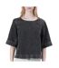 Blouse en jean noir femme only gigi-1