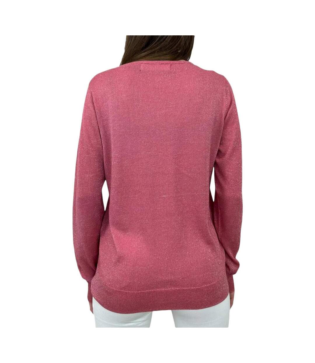 Pull rose femme vero moda blaze-2