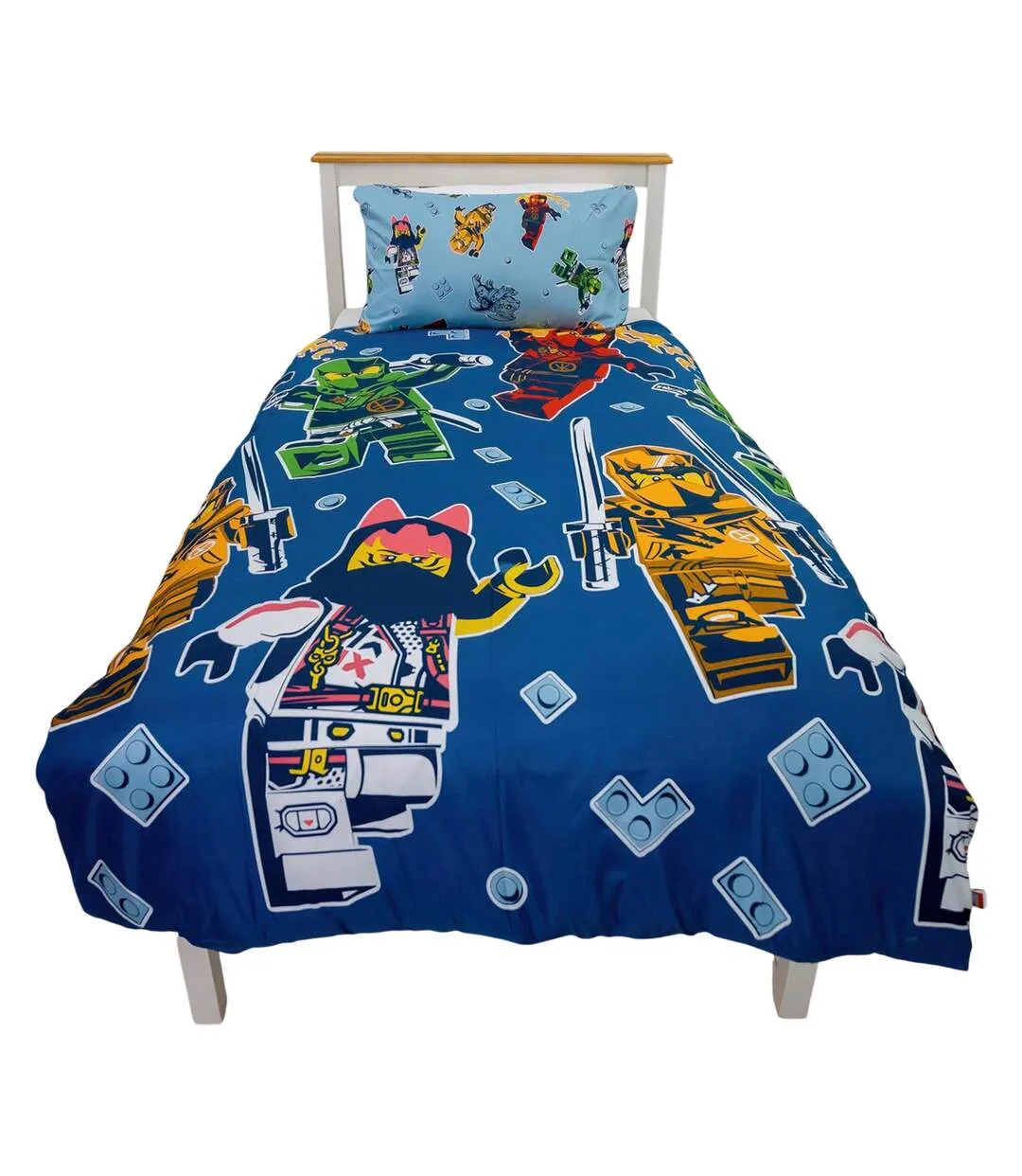 Reversible Duvet Set Multicoloured Lego Ninjago-4