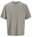 T-shirt oversize mc - JACK&JONES - Unisexe - JJ3911 - gris drizzle