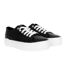 Womens/ladies millie trainers black/white Loyalty & Faith